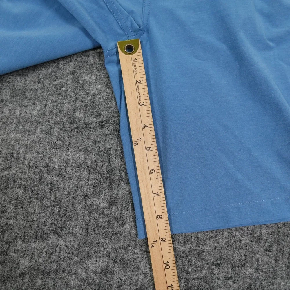Southern Tide Shorts Boys Size 14 Blue Heathered T3 Gulf Performance Lightweight